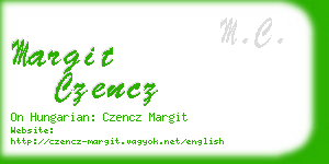 margit czencz business card